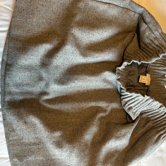 J. Crew Size 8 Grey Mini Skirt - Picture 2 of 2